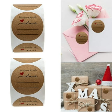 THANK YOU Stickers Labels Kraft Gift Food Craft Baby Shower Wedding Craft PINK